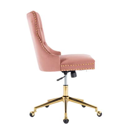 Velvet Home Office Chair- Pink V226-SW1823PK