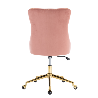 Velvet Home Office Chair- Pink V226-SW1823PK
