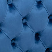 8x Velvet Dining Chairs Upholstered Tufted Kithcen Chair with Solid Wood Legs Stud Trim and Ring-Blue V226-SW1901BL-4