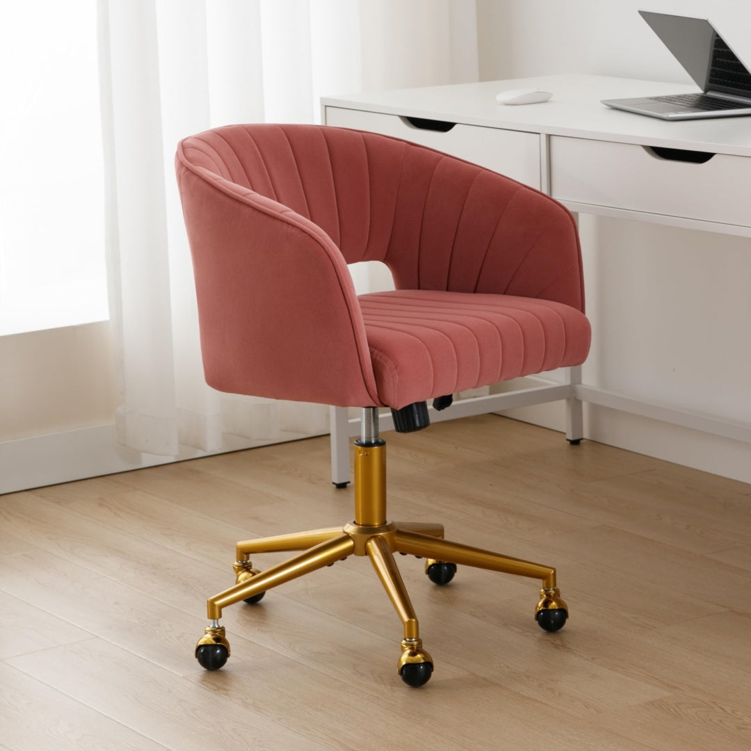 Velvet Home Office Chair- Rose V226-SW8848BR