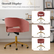 Velvet Home Office Chair- Rose V226-SW8848BR
