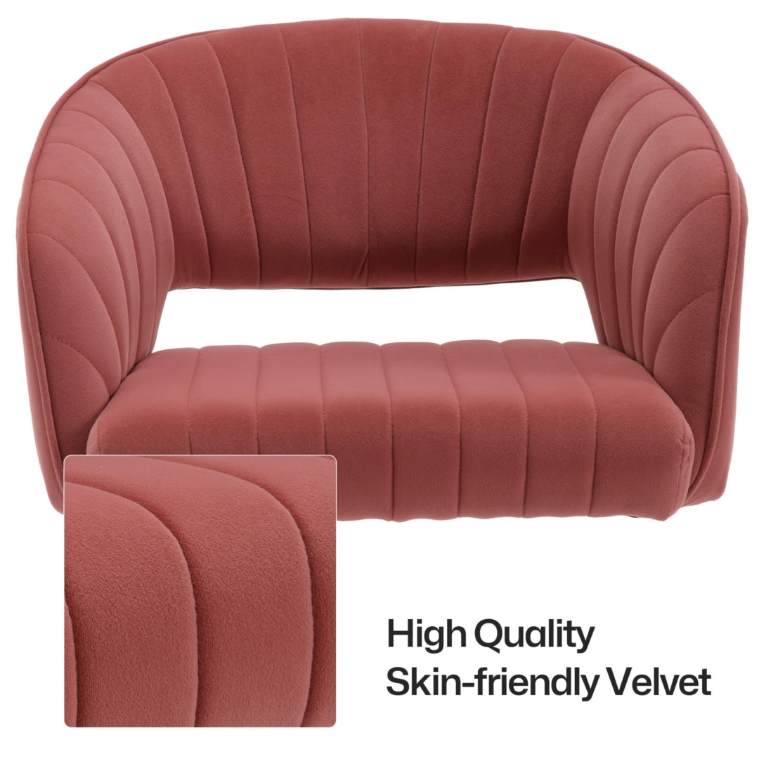 Velvet Home Office Chair- Rose V226-SW8848BR
