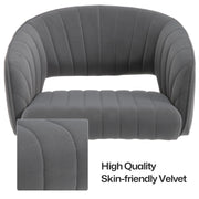 Velvet Home Office Chair- Grey V226-SW8848GY