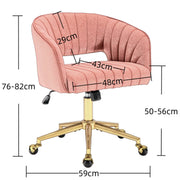 Velvet Home Office Chair- Grey V226-SW8848GY