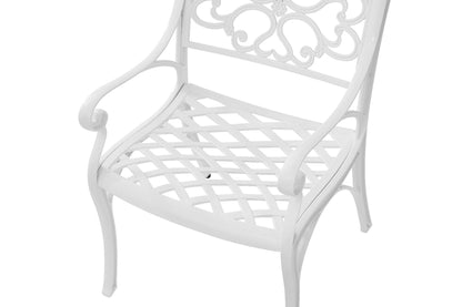 MARCO ALUMINIUM CHAIR (one pair) V231-CAC-042 WHITE