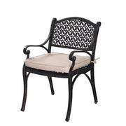 Cherise Cast Aluminium Chairs with Cushions (1 pair) V231-CAC-05 BRZ 1 PAIR
