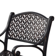 Cherise Cast Aluminium Chairs with Cushions (1 pair) V231-CAC-05 BRZ 1 PAIR