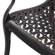 Cherise Cast Aluminium Chairs with Cushions (1 pair) V231-CAC-05 BRZ 1 PAIR
