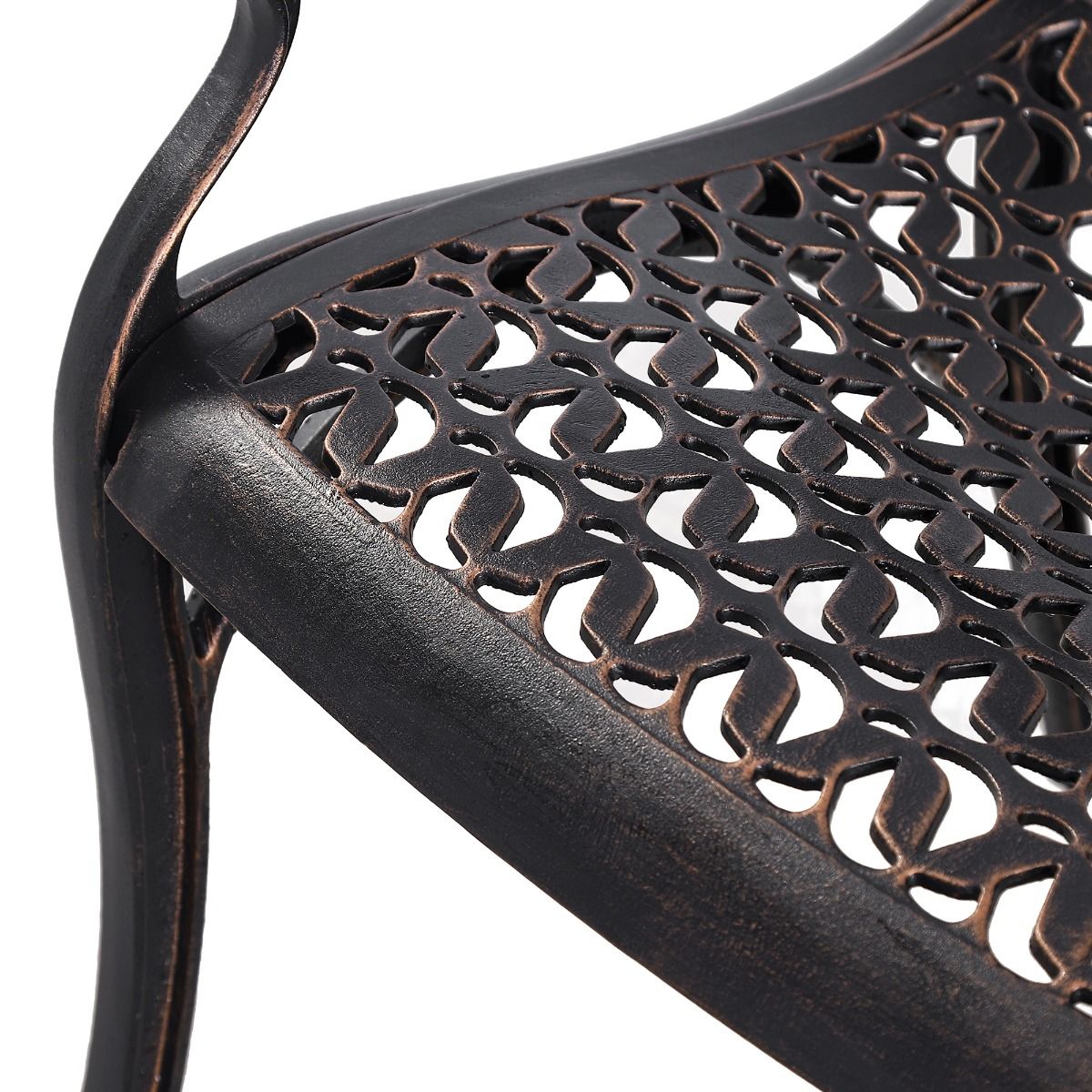 Cherise Cast Aluminium Chairs with Cushions (1 pair) V231-CAC-05 BRZ 1 PAIR
