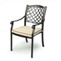 Fiji Metal Outdoor Dining chair with cushions (1 pair) V231-CAC-601 1 PAIR