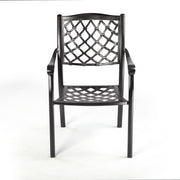 Fiji Metal Outdoor Dining chair with cushions (1 pair) V231-CAC-601 1 PAIR