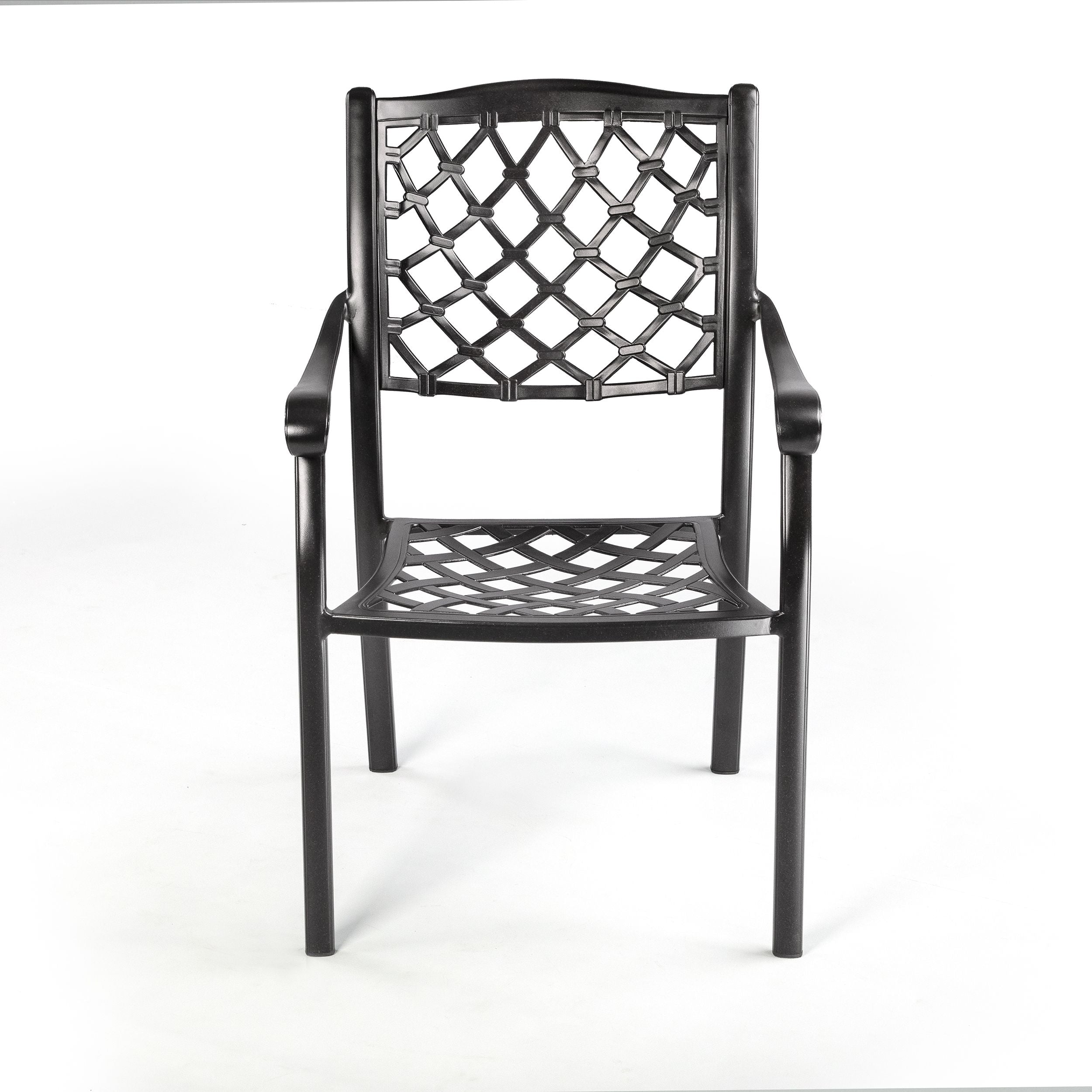 Fiji Metal Outdoor Dining chair with cushions (1 pair) V231-CAC-601 1 PAIR