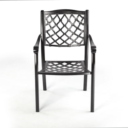 Fiji Metal Outdoor Dining chair with cushions (1 pair) V231-CAC-601 1 PAIR