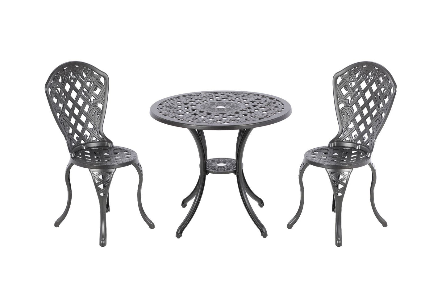 Remy Aluminium 3 Piece Setting V231-CAS-080-3 BLACK