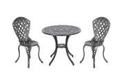 Remy Aluminium 3 Piece Setting V231-CAS-080-3 BLACK