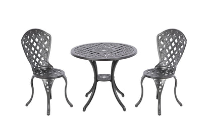 Remy Aluminium 3 Piece Setting V231-CAS-080-3 BLACK