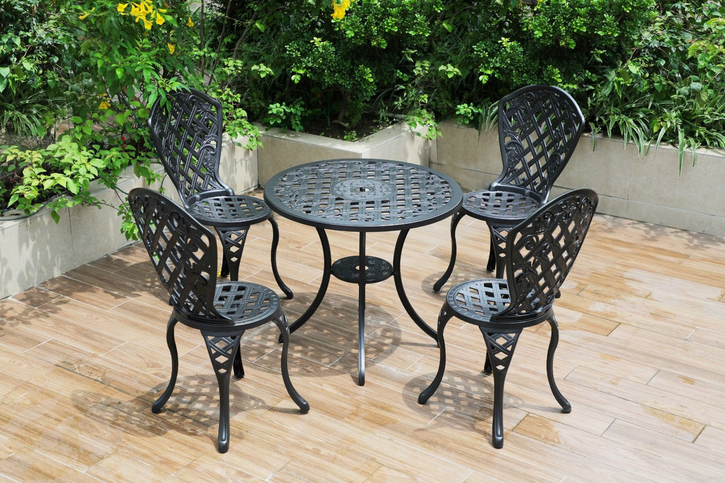 Remy Aluminium 5 Piece Setting V231-CAS-080-5 BLACK