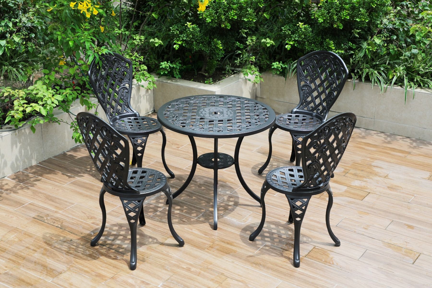 Remy Aluminium 5 Piece Setting V231-CAS-080-5 BLACK