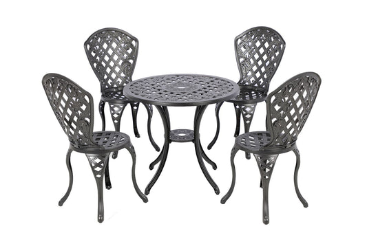 Remy Aluminium 5 Piece Setting V231-CAS-080-5 BLACK