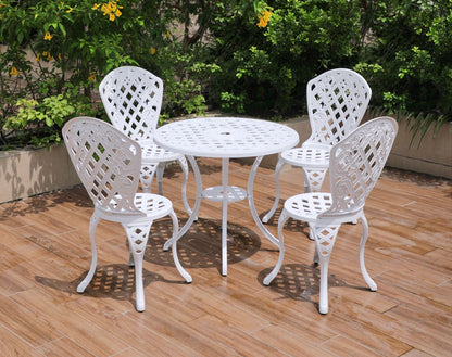Remy Aluminium 5 Piece Setting V231-CAS-080-5 WHITE