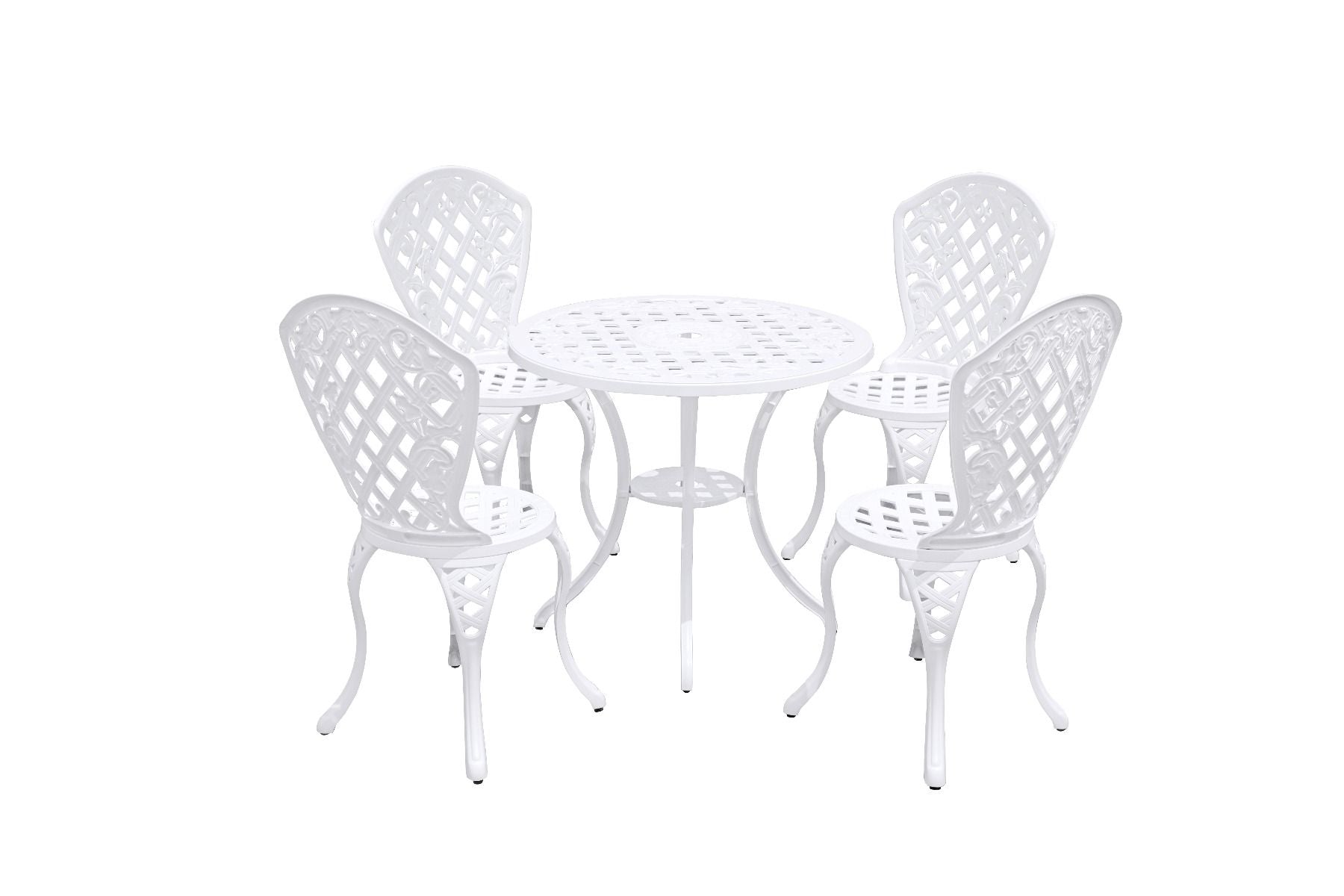 Remy Aluminium 5 Piece Setting V231-CAS-080-5 WHITE