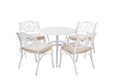 Marco Aluminium 5 Pce Setting(CAT-090 white + 2x CAC-042 white) V231-CAS-090-5 WHITE