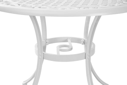 Marco Aluminium 90cm table V231-CAT-090 WHITE