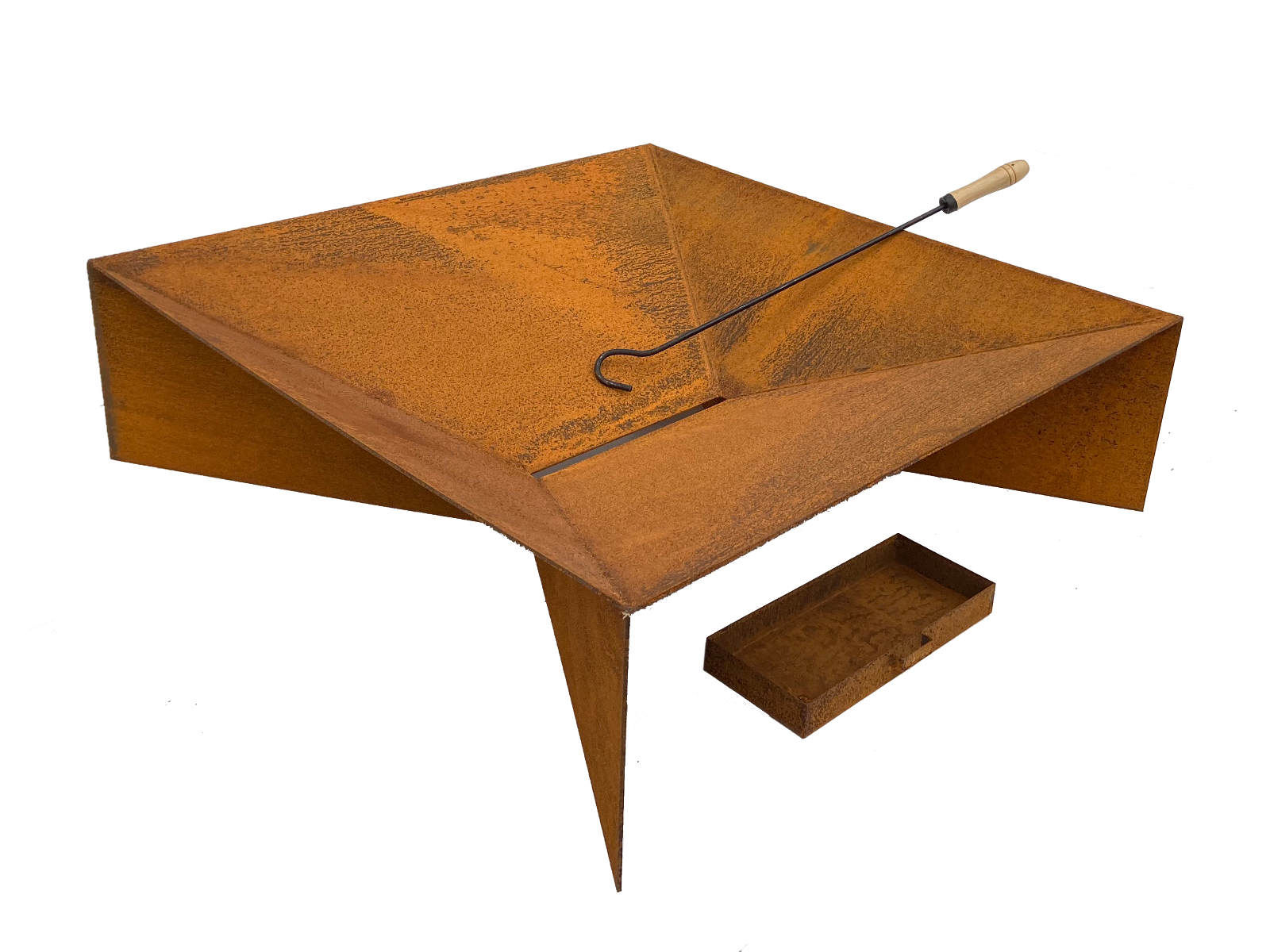 Firepit with Ash Tray with 0.11 Mild Steel" V231-CHIM-F7