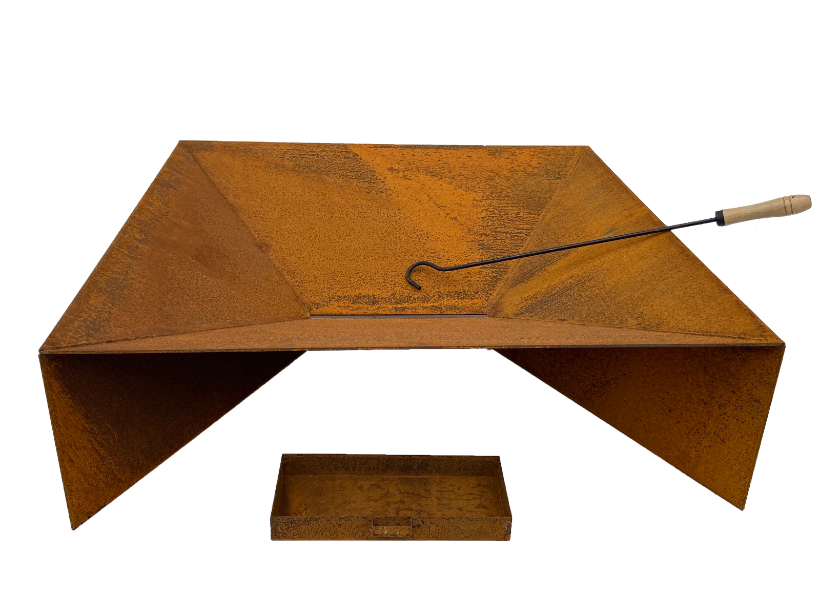 Firepit with Ash Tray with 0.11 Mild Steel" V231-CHIM-F7
