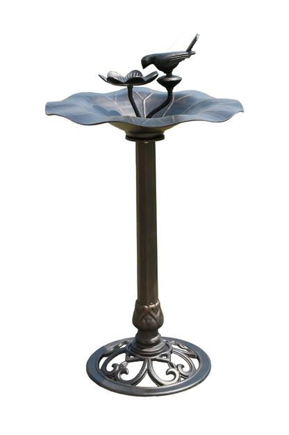 Lotus bird bath Bronze V231-CR-802-BRONZE