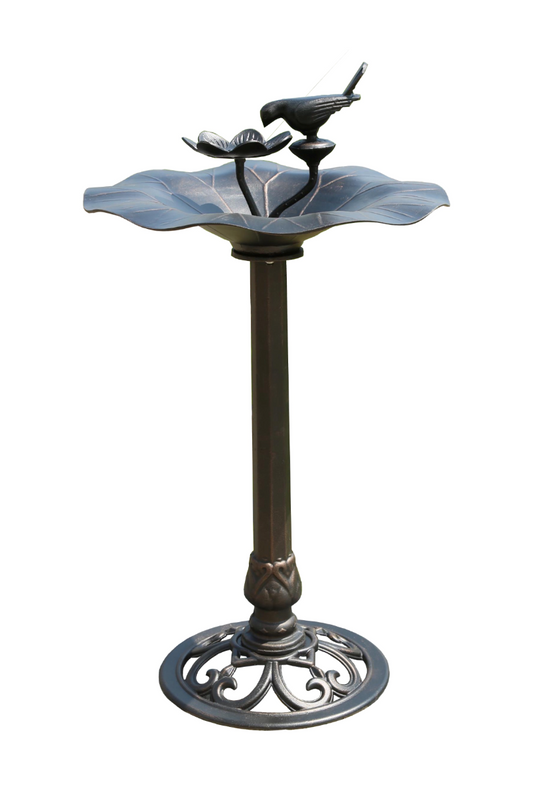 Lotus bird bath Bronze V231-CR-802-BRONZE