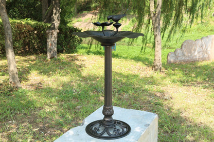 Lotus bird bath Bronze V231-CR-802-BRONZE