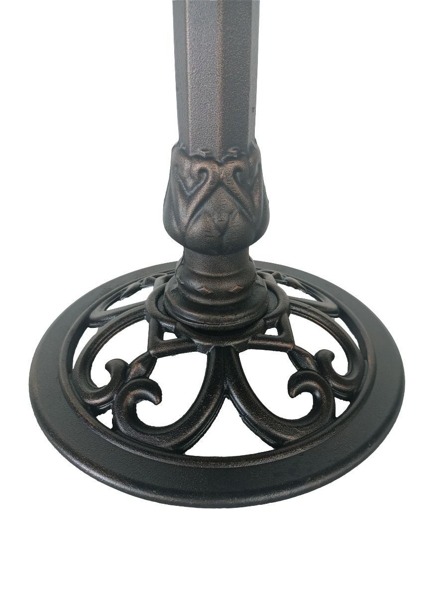 Lotus bird bath Bronze