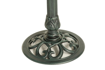 Lotus bird bath Dark Green V231-CR-802-DARK-GREEN