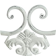 Katerina Bench Ant. White V231-MIB-74