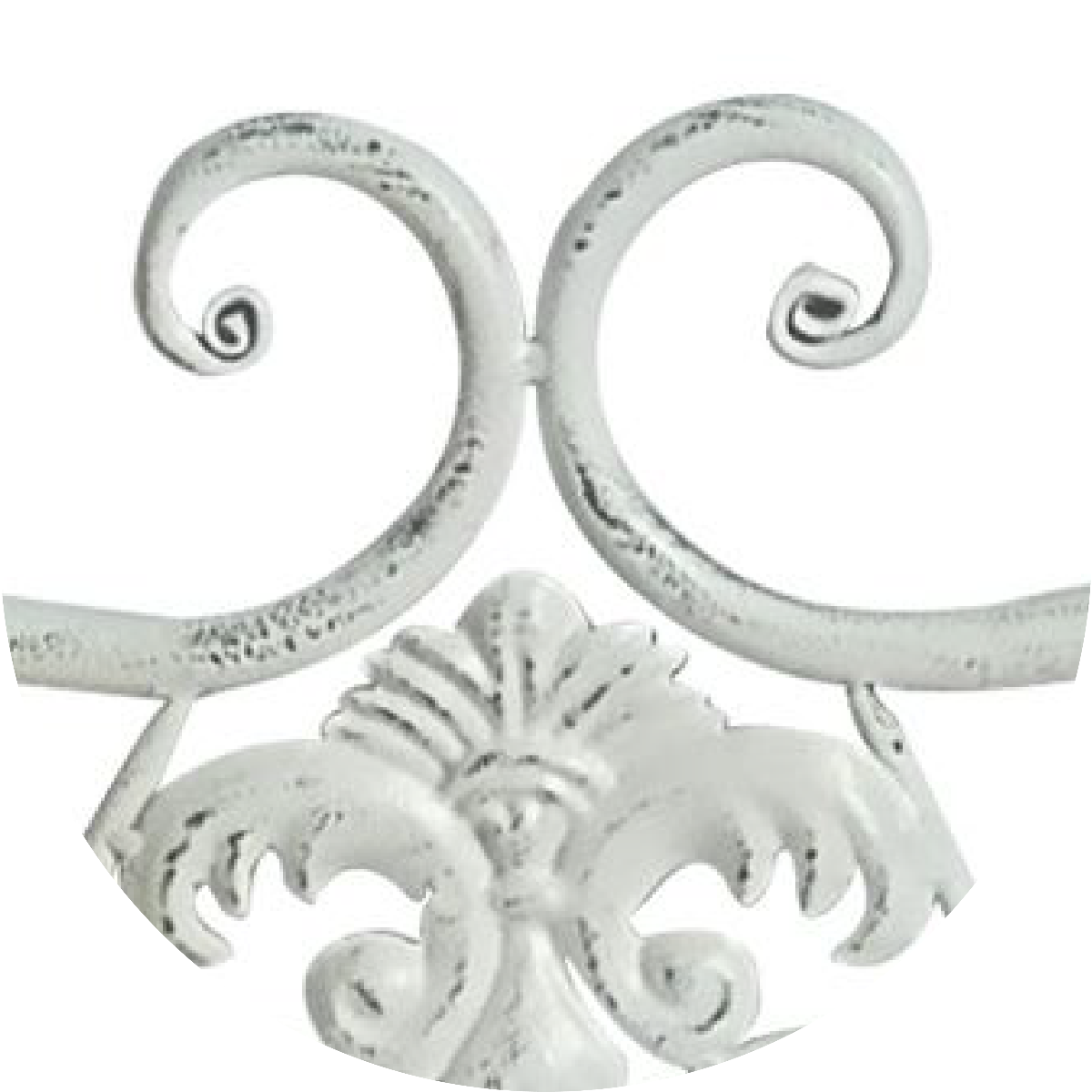Katerina Bench Ant. White V231-MIB-74