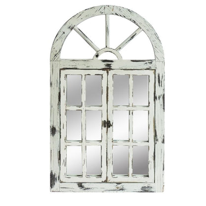 Rustic White Scarlett Window Mirror V231-MID-64 MIR