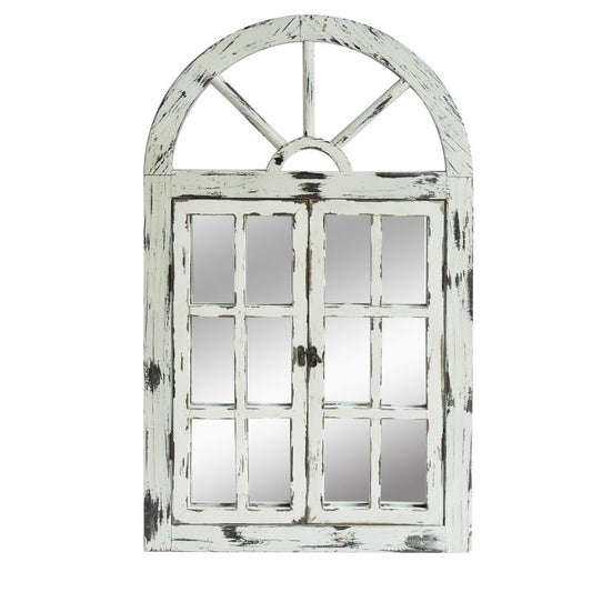 Rustic White Scarlett Window Mirror V231-MID-64 MIR