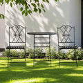 Oliveira Outdoor Dining Set V231-MIS-70-BLACK