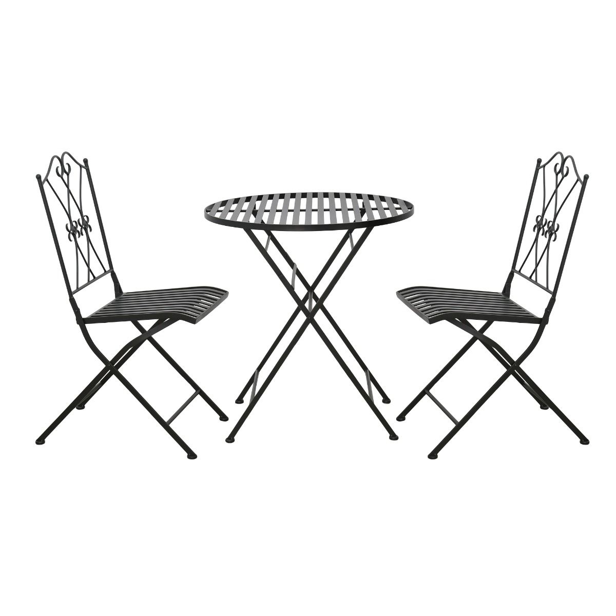 Oliveira Outdoor Dining Set V231-MIS-70-BLACK