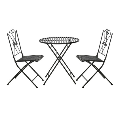 Oliveira Outdoor Dining Set V231-MIS-70-BLACK