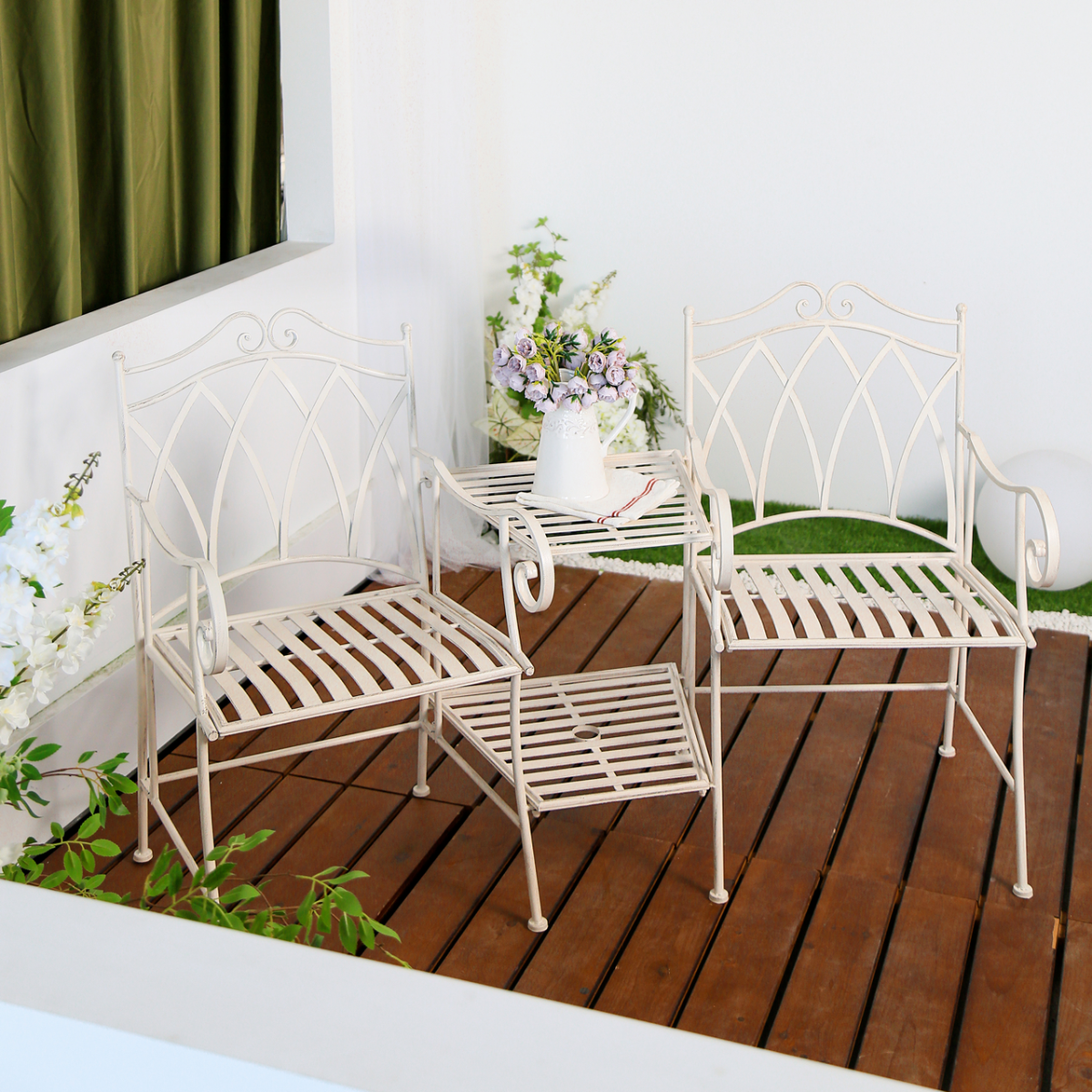 Alberche Outdoor 2 Person Lounge Set V231-MIS-84RV