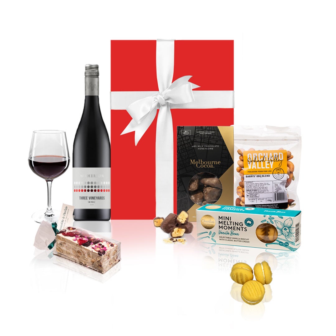 Red Wine & Gourmet Sweets Hamper V232-PGHR0019