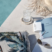 Cushion Cover-Coastal Fringe Natural-Palm Trees Natural-45cm x 45cm V236-EP12204302FNCT