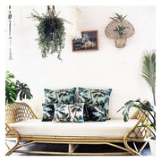 Cushion Cover-With Piping-Palm Trees Lagoon-60cm x 60cm V236-EP12204403WP