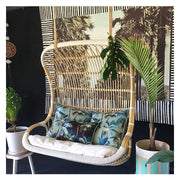 Cushion Cover-With Piping-Palm Trees Lagoon-60cm x 60cm V236-EP12204403WP