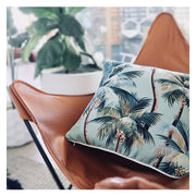 Cushion Cover-With Piping-Palm Trees Lagoon-60cm x 60cm V236-EP12204403WP