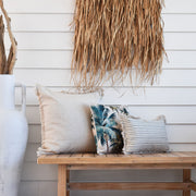 Cushion Cover-With Piping-Palm Trees Natural-45cm x 45cm V236-EP12204502WP