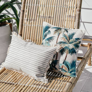 Cushion Cover-With Piping-Palm Trees Natural-45cm x 45cm V236-EP12204502WP