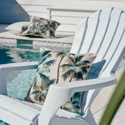 Cushion Cover-With Piping-Palm Trees Natural-45cm x 45cm V236-EP12204502WP